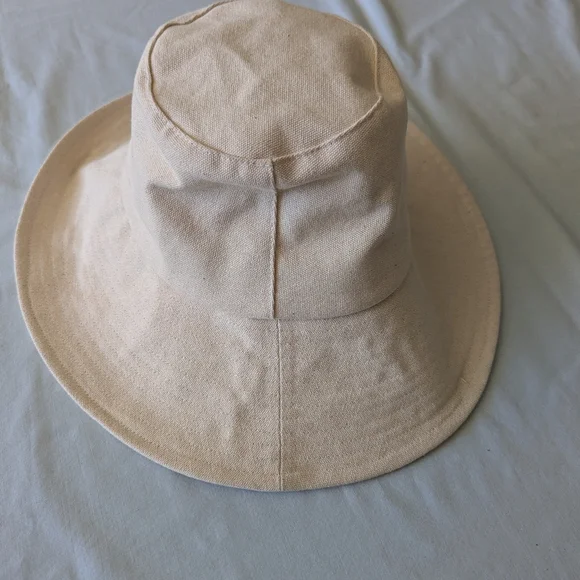 Wyeth Canvas Wide Brim Bucket Sun Hat - Picture 5 of 11